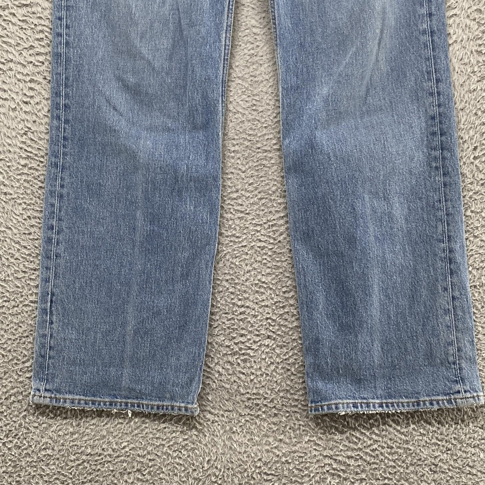 Abercrombie 90s Relaxed Jeans Womens 28 High Rise Curve Love Blue Stretch Denim - Picture 3 of 14